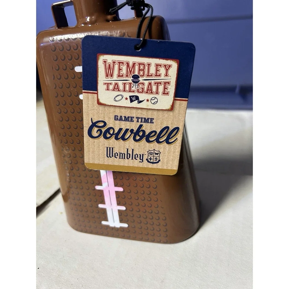 Wembley‎ Tailgate Football Cowbell w Bottle Opener Game Time Fan Bell